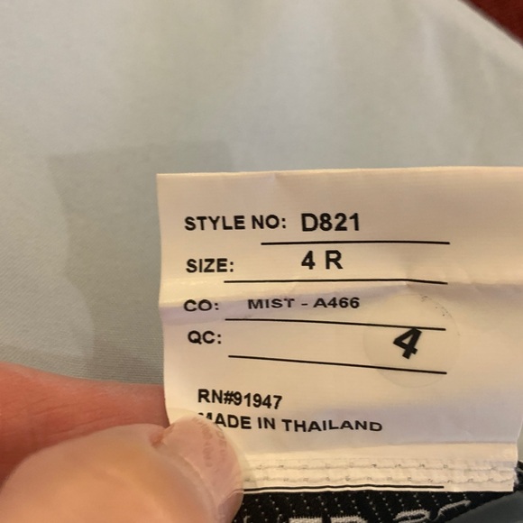 Alfred Sung Bridesmaid Dress in Mist, Size 4 - Picture 5 of 8